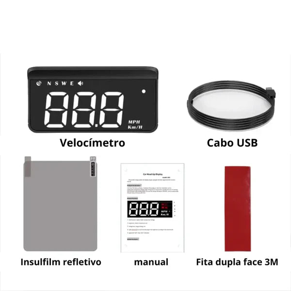 Velocímetro Digital com Projeção