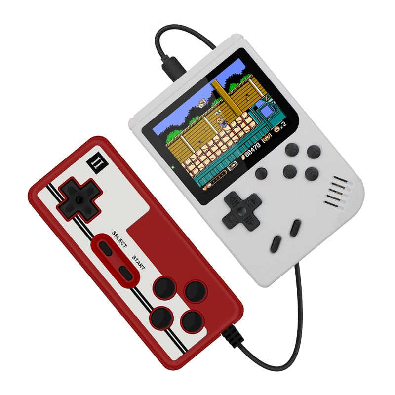 NOVO Console de videogame portátil retrô Mini 8 bits Player de videogame portátil com saída AV de 400 jogos integrado Console de videogame Gameboy